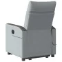 Sillón de masaje reclinable de pie de tela gris claro de , Sillones - Ref: Foro24-3324059, Precio: 289,90 €, Descuento: %