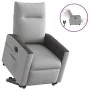 Sillón eléctrico reclinable elevable de tela gris nube de , Sillones - Ref: Foro24-3324065, Precio: 324,68 €, Descuento: %