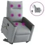 Sillón de masaje eléctrico reclinable elevable tela gris claro de , Sillones - Ref: Foro24-3324073, Precio: 340,68 €, Descuen...