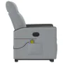 Sillón de masaje eléctrico reclinable elevable tela gris claro de , Sillones - Ref: Foro24-3324073, Precio: 340,68 €, Descuen...