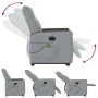 Sillón de masaje eléctrico reclinable elevable tela gris claro de , Sillones - Ref: Foro24-3324073, Precio: 340,68 €, Descuen...