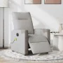 Sillón reclinable de masaje eléctrico tela gris nube de , Sillones - Ref: Foro24-3324084, Precio: 255,75 €, Descuento: %