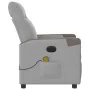 Sillón reclinable de masaje eléctrico tela gris nube de , Sillones - Ref: Foro24-3324084, Precio: 255,75 €, Descuento: %