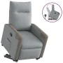 Sillón reclinable elevable de tela gris claro de , Sillones - Ref: Foro24-3324090, Precio: 275,49 €, Descuento: %