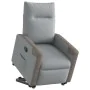 Sillón reclinable elevable de tela gris claro de , Sillones - Ref: Foro24-3324090, Precio: 275,49 €, Descuento: %