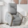 Sillón reclinable elevable de tela gris claro de , Sillones - Ref: Foro24-3324090, Precio: 275,49 €, Descuento: %