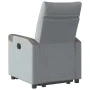 Sillón reclinable elevable de tela gris claro de , Sillones - Ref: Foro24-3324090, Precio: 275,49 €, Descuento: %
