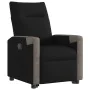 Sillón reclinable elevable tela negro de , Sillones - Ref: Foro24-3324092, Precio: 273,13 €, Descuento: %