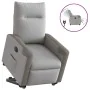 Sillón eléctrico reclinable elevable de tela gris nube de , Sillones - Ref: Foro24-3324099, Precio: 319,78 €, Descuento: %