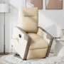 Sillón de masaje eléctrico reclinable elevable tela crema de , Sillones - Ref: Foro24-3324108, Precio: 337,89 €, Descuento: %