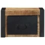 Mesita de noche madera maciza de mango 40x35x25 cm de , Mesitas de noche - Ref: Foro24-4015945, Precio: 66,02 €, Descuento: %