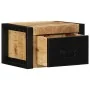 Mesita de noche madera maciza de mango 40x35x25 cm de , Mesitas de noche - Ref: Foro24-4015945, Precio: 66,02 €, Descuento: %
