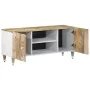Mueble de TV madera maciza de mango 105x33,5x46 cm de , Almacenamiento para CD y DVD - Ref: Foro24-4018664, Precio: 79,28 €, ...