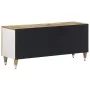 Mueble de TV madera maciza de mango 105x33,5x46 cm de , Almacenamiento para CD y DVD - Ref: Foro24-4018664, Precio: 79,28 €, ...