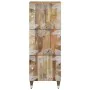 Aparador alto madera maciza de mango 40x33,5x110 cm de , Almacenamiento para CD y DVD - Ref: Foro24-4018693, Precio: 116,37 €...