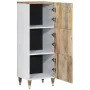 Aparador alto madera maciza de mango 40x33,5x110 cm de , Almacenamiento para CD y DVD - Ref: Foro24-4018693, Precio: 116,37 €...