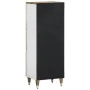 Aparador alto madera maciza de mango 40x33,5x110 cm de , Almacenamiento para CD y DVD - Ref: Foro24-4018693, Precio: 116,37 €...