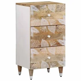 Aparador de madera maciza de mango 40x33,5x75 cm de , Almacenamiento para CD y DVD - Ref: Foro24-4018687, Precio: 105,67 €, D...