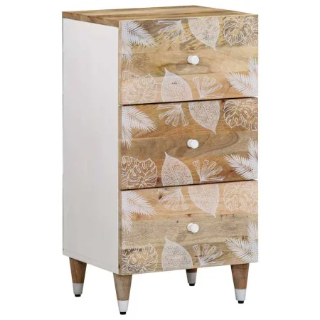 Aparador de madera maciza de mango 40x33,5x75 cm von , CD- und DVD-Speicher - Ref: Foro24-4018687, Preis: 105,67 €, Rabatt: %