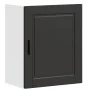 Armarios pared para cocina 2 uds Porto madera ingeniería negra de , Armarios de cocina - Ref: Foro24-854040, Precio: 100,04 €...