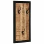 Perchero madera maciza de mango rugosa 40x2x80 cm de , Percheros para sombreros y abrigos - Ref: Foro24-4015939, Precio: 57,1...