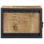 Mesitas de noche 2 piezas 40x35x25cm madera maciza rugosa mango de , Mesitas de noche - Ref: Foro24-4015947, Precio: 126,70 €...