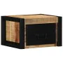 Mesitas de noche 2 piezas 40x35x25cm madera maciza rugosa mango de , Mesitas de noche - Ref: Foro24-4015947, Precio: 126,70 €...
