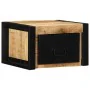 Mesitas de noche 2 piezas 40x35x25cm madera maciza rugosa mango de , Mesitas de noche - Ref: Foro24-4015947, Precio: 126,70 €...