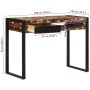 Escritorio madera maciza reciclada multicolor 100x50x75 cm de , Escritorios - Ref: Foro24-4015932, Precio: 160,37 €, Descuent...