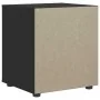 Mesilla de noche VISNES negra 45x40x50 cm madera de ingeniería de , Mesitas de noche - Ref: Foro24-4108281, Precio: 74,58 €, ...