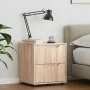Mesilla de noche VISNES roble sonoma 45x40x50 cm de , Mesitas de noche - Ref: Foro24-4108283, Precio: 73,77 €, Descuento: %