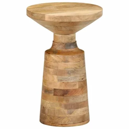 Mesa auxiliar madera maciza de mango Ø33x50 cm by , Side tables - Ref: Foro24-4017540, Price: 97,31 €, Discount: %