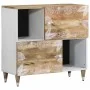 Aparador de madera maciza de mango 80x33,5x75 cm de , Almacenamiento para CD y DVD - Ref: Foro24-4018691, Precio: 85,38 €, De...