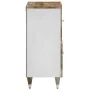 Aparador de madera maciza de mango 80x33,5x75 cm de , Almacenamiento para CD y DVD - Ref: Foro24-4018691, Precio: 85,38 €, De...