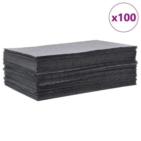 Almohadillas absorbentes de aceite 100 uds gris 40x50 cm by , Wax and furniture cleaning products - Ref: Foro24-4104710, Pric...