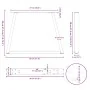 Patas para mesa comedor forma V 2 uds antracita 30x(30-31,3) cm de , Patas para mesas - Ref: Foro24-4012522, Precio: 43,48 €,...