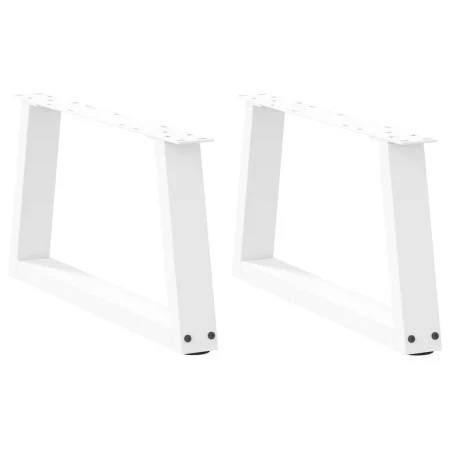 Patas para mesa de comedor forma V 2 uds blanco 50x(30-31,3) cm de , Patas para mesas - Ref: Foro24-4012529, Precio: 56,71 €,...