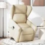 Silla de masaje reclinable de pie de tela color crema de , Sillones - Ref: Foro24-3303392, Precio: 313,56 €, Descuento: %