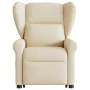 Silla de masaje reclinable de pie de tela color crema de , Sillones - Ref: Foro24-3303392, Precio: 313,56 €, Descuento: %