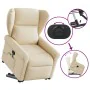Silla de masaje reclinable de pie de tela color crema de , Sillones - Ref: Foro24-3303392, Precio: 313,56 €, Descuento: %