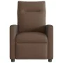 Sillón reclinable con masaje de tela marrón de , Sillones - Ref: Foro24-4104835, Precio: 204,01 €, Descuento: %