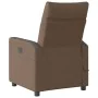 Sillón reclinable con masaje de tela marrón de , Sillones - Ref: Foro24-4104835, Precio: 204,01 €, Descuento: %