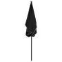 Sombrilla de jardín con palo negro 210x140 cm de vidaXL, Sombrillas - Ref: Foro24-315549, Precio: 44,89 €, Descuento: %
