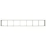 Jardinera de acero laminado en frío blanco 280x40x40 cm de , Maceteros y jardineras - Ref: Foro24-860690, Precio: 191,97 €, D...
