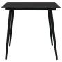 Juego de comedor de jardín 3 piezas ratán PVC negro de vidaXL, Conjuntos de jardín - Ref: Foro24-3060267, Precio: 223,27 €, D...