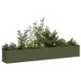 Jardinera de acero laminado en frío verde oliva 280x40x40 cm de , Maceteros y jardineras - Ref: Foro24-860692, Precio: 168,01...