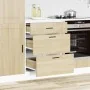 Mueble bajo de cocina porto roble sonoma madera reconstituida de , Armarios de cocina - Ref: Foro24-854262, Precio: 105,39 €,...