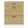 Mueble bajo de cocina porto roble sonoma madera reconstituida de , Armarios de cocina - Ref: Foro24-854262, Precio: 105,39 €,...