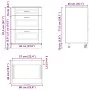 Mueble bajo de cocina porto roble sonoma madera reconstituida de , Armarios de cocina - Ref: Foro24-854262, Precio: 105,39 €,...