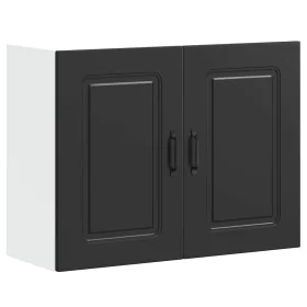 Armario de pared para cocina Kalmar madera de ingeniería negra de , Armarios de cocina - Ref: Foro24-853588, Precio: 70,47 €,...